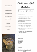 Kinder Bueno Overnight Weetabix Recipe